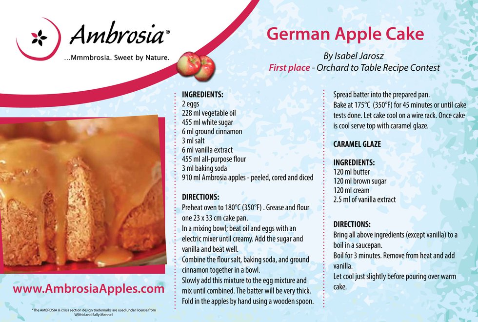 German Apple Cake Recipe