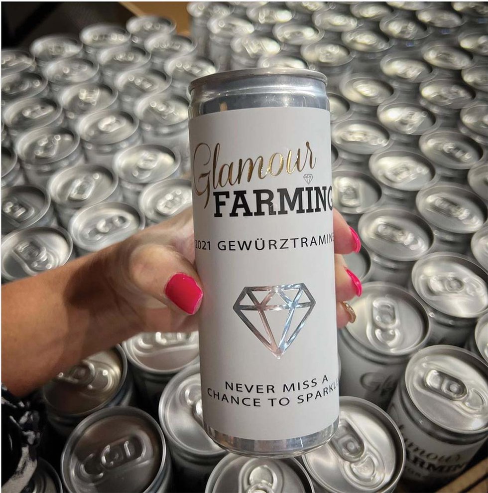 Glamour Canned Wine