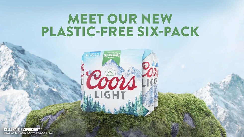 Coors No Plastic Packaging